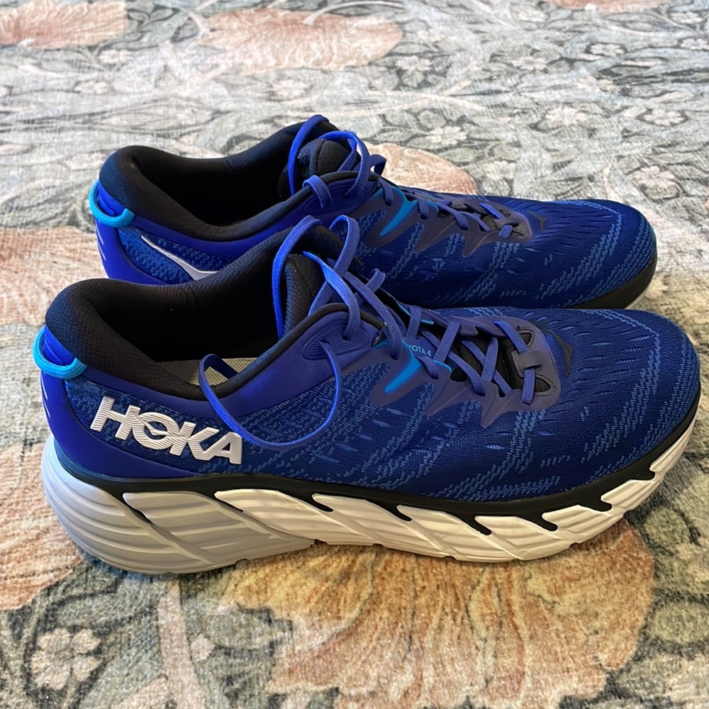 Hoka Gaviota 4. Size 14D. Worn only 5 times-like NEW. Perfect shape.
